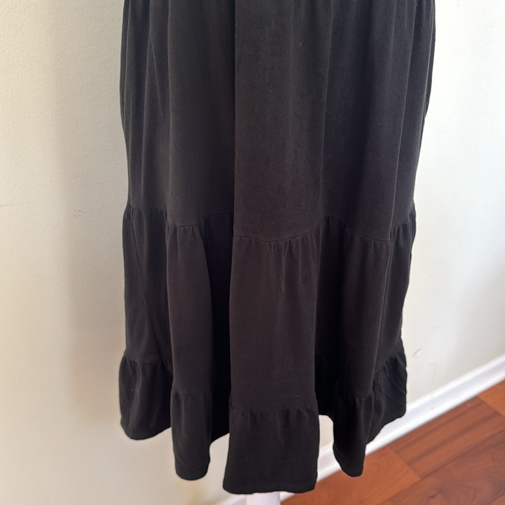 JCrew- Broken-in-Jersey-Knit Tiered Mini Dress - Picture 6 of 9